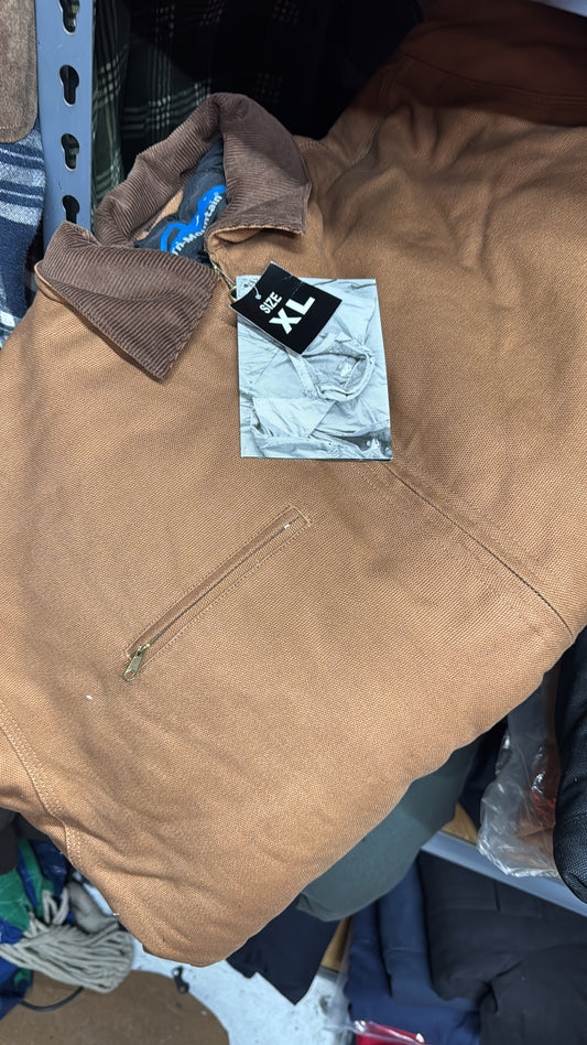 Brown Carhartt style jacket XL