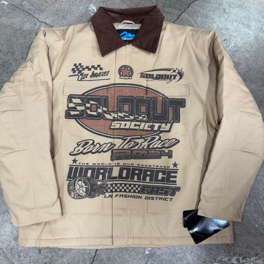 Custom Soldout Society X NFRLA Canvas jacket