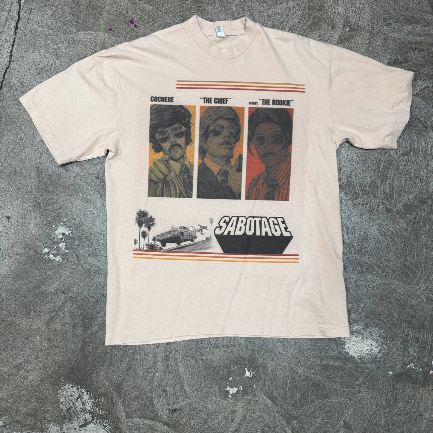 Beastie Boys Sabotage Vintage T-Shirt downtown LA streetwear