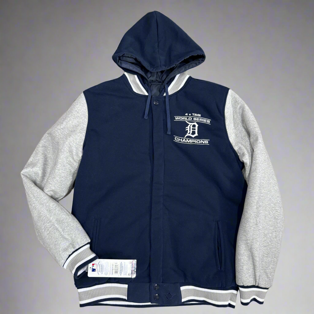 navy JH Designs Detroit Tigers 4x downtown LA streetwear
