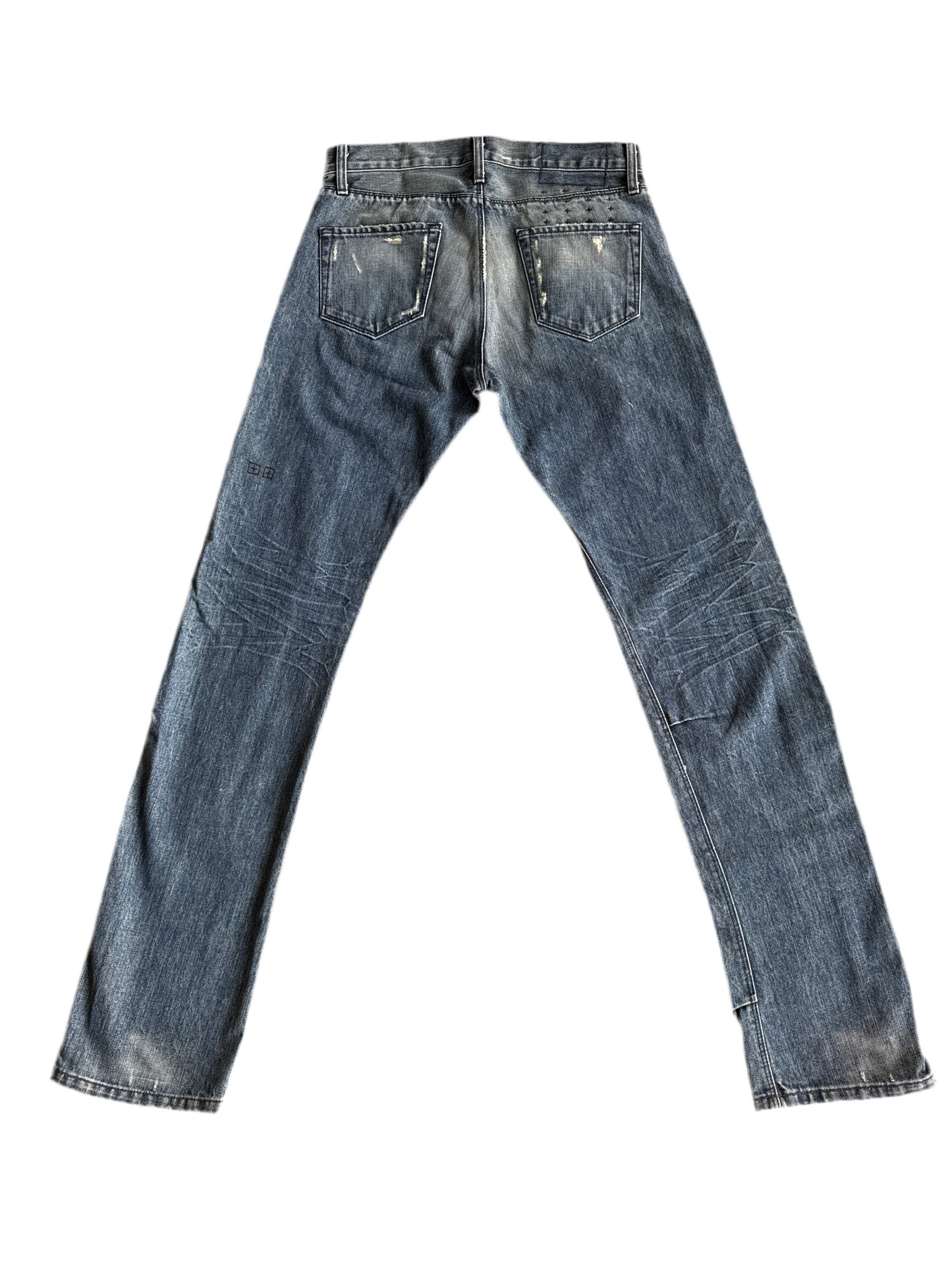 Ksubi Jeans Distressed Dark Wash LA streetwear thrift