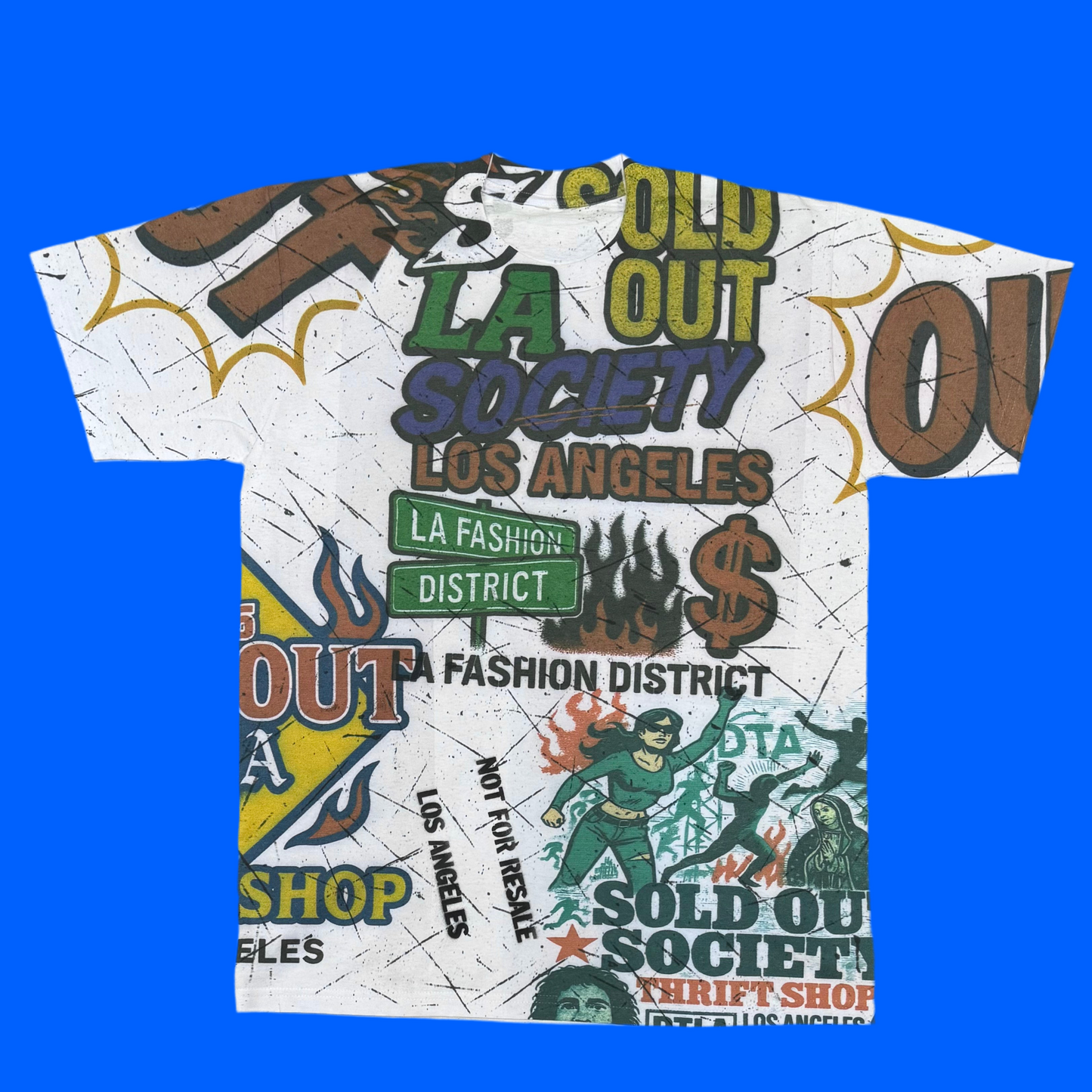 Not For Resale LA T-Shirt (all over print (1/3) L