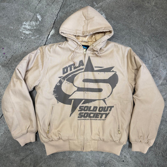 Canvas Hooded SOS DTLA jacket