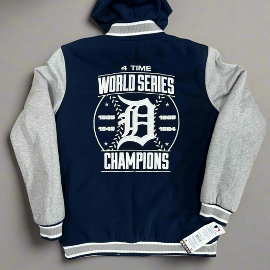 JH Designs reversible Detroit World Series champions jacket.