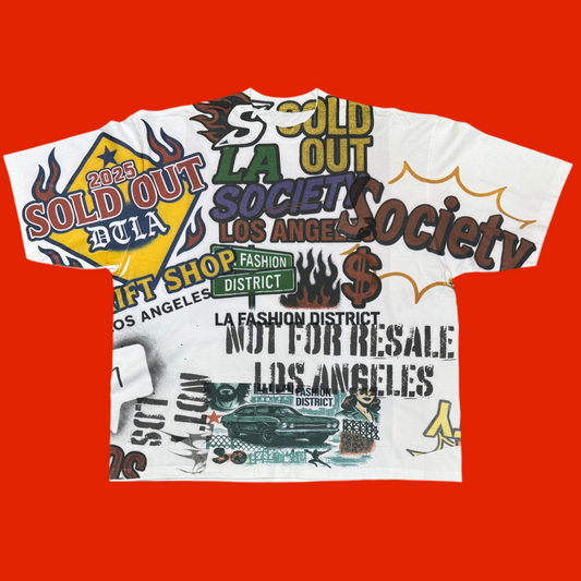 Not For Resale LA T-Shirt (all over print 3/3) xl White