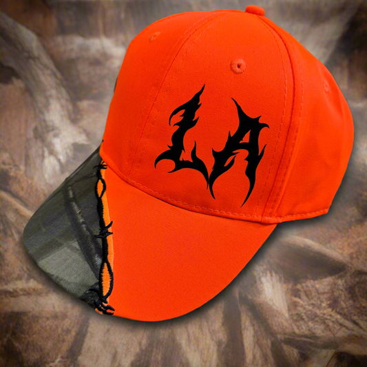 Hunter orange barbwire Real tree LA hat