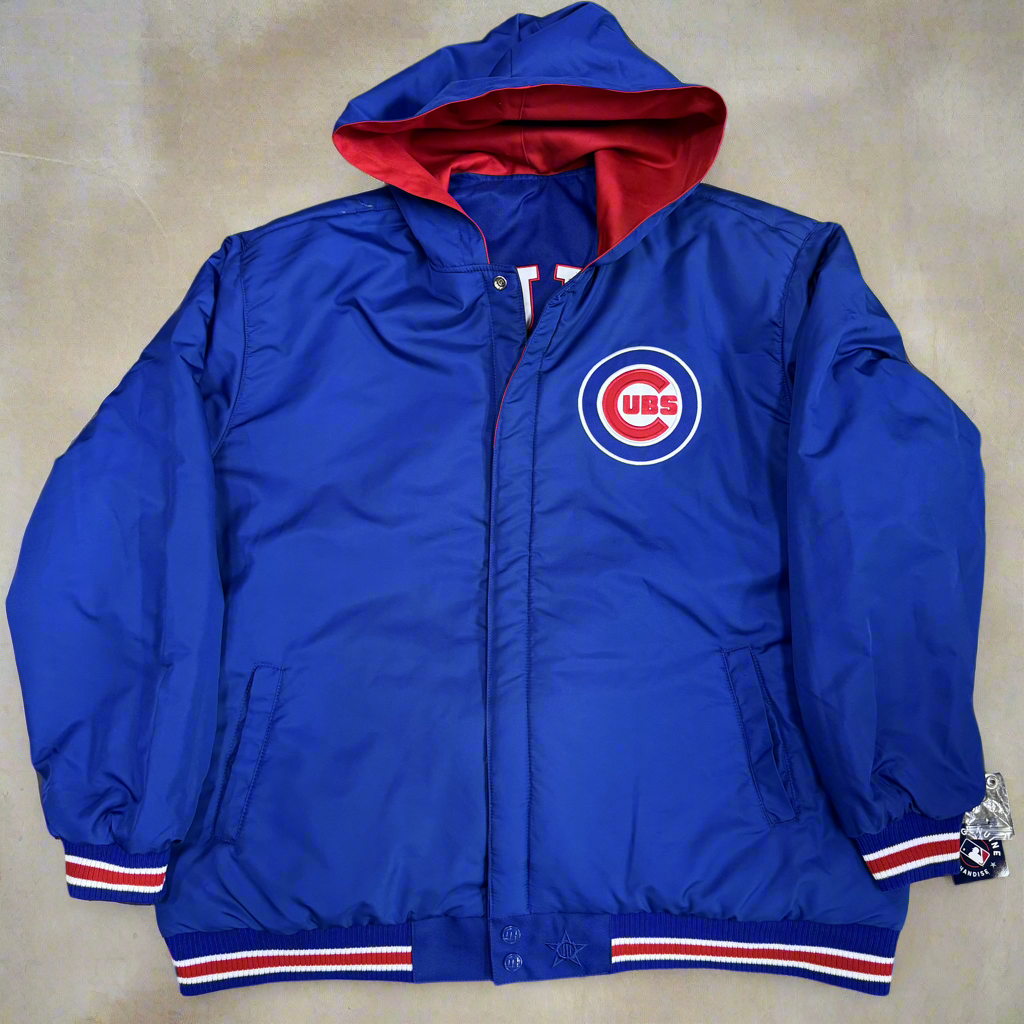 JH Designs Chicago Cubs reversible jacket.
