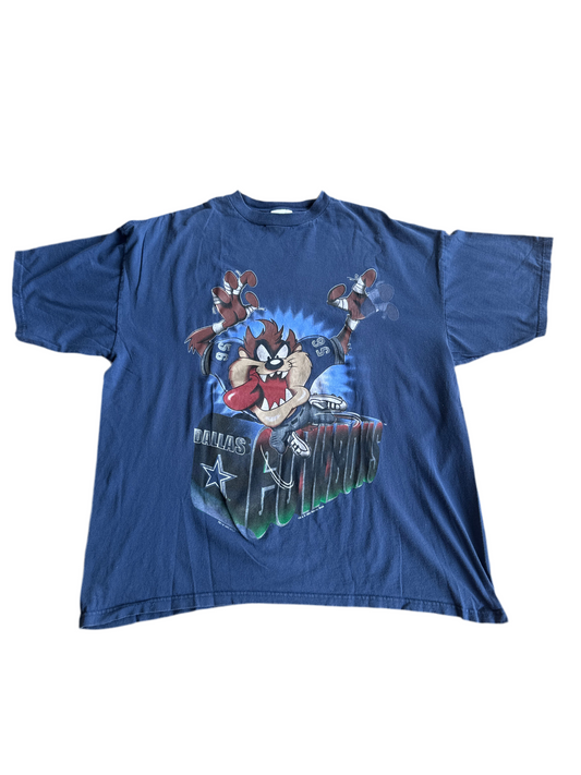 Vintage 90’s Taz Dallas Cowboys Tasmanian Devil Navy Shirt
Size: US L