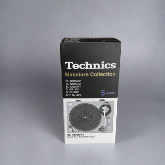 Technics Miniature turntable collectibles. (1) mystery box.
