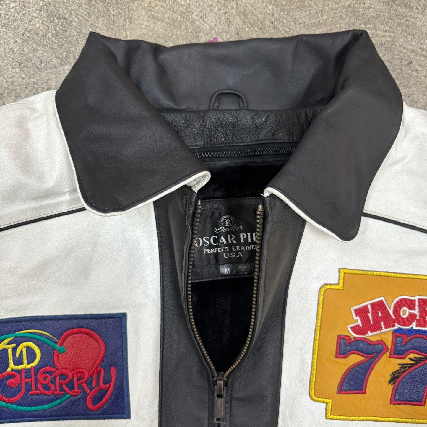 Vintage Leather casino jacket
