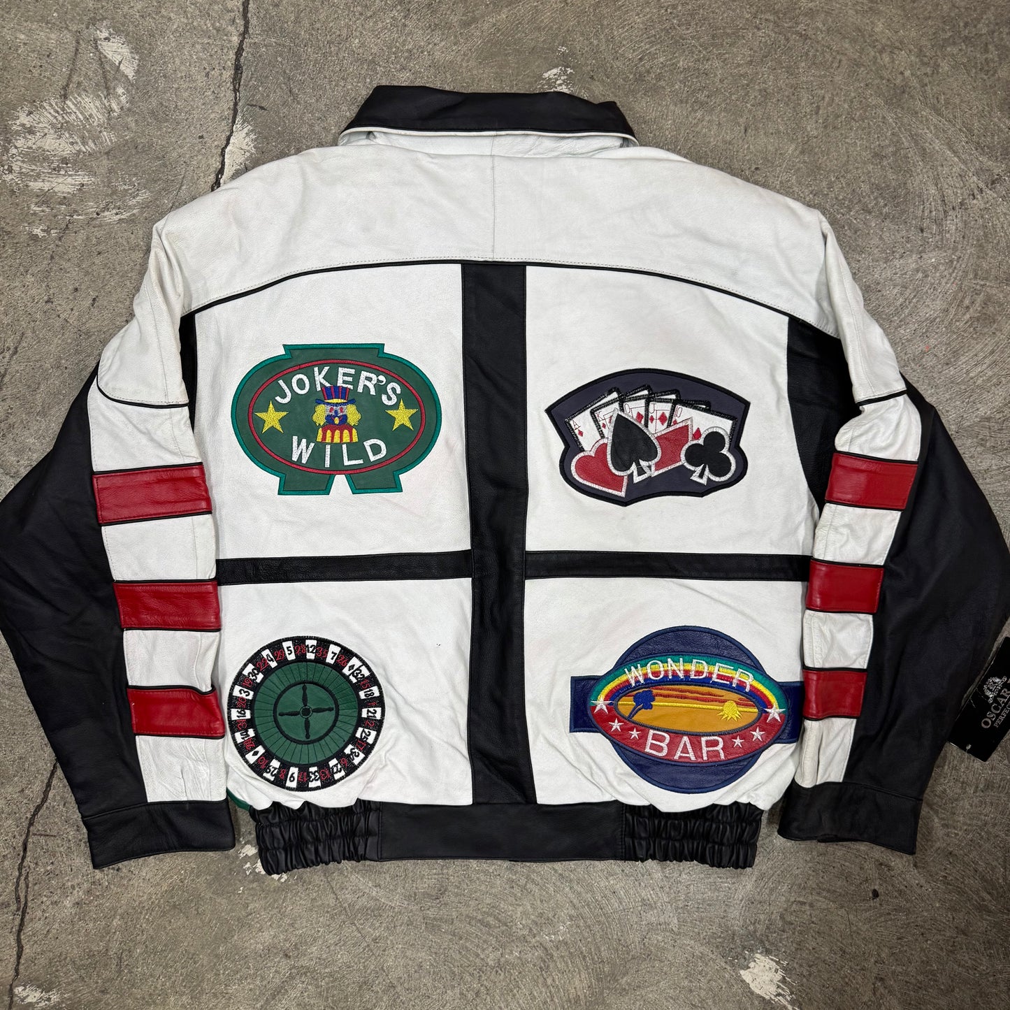 Vintage Leather casino jacket