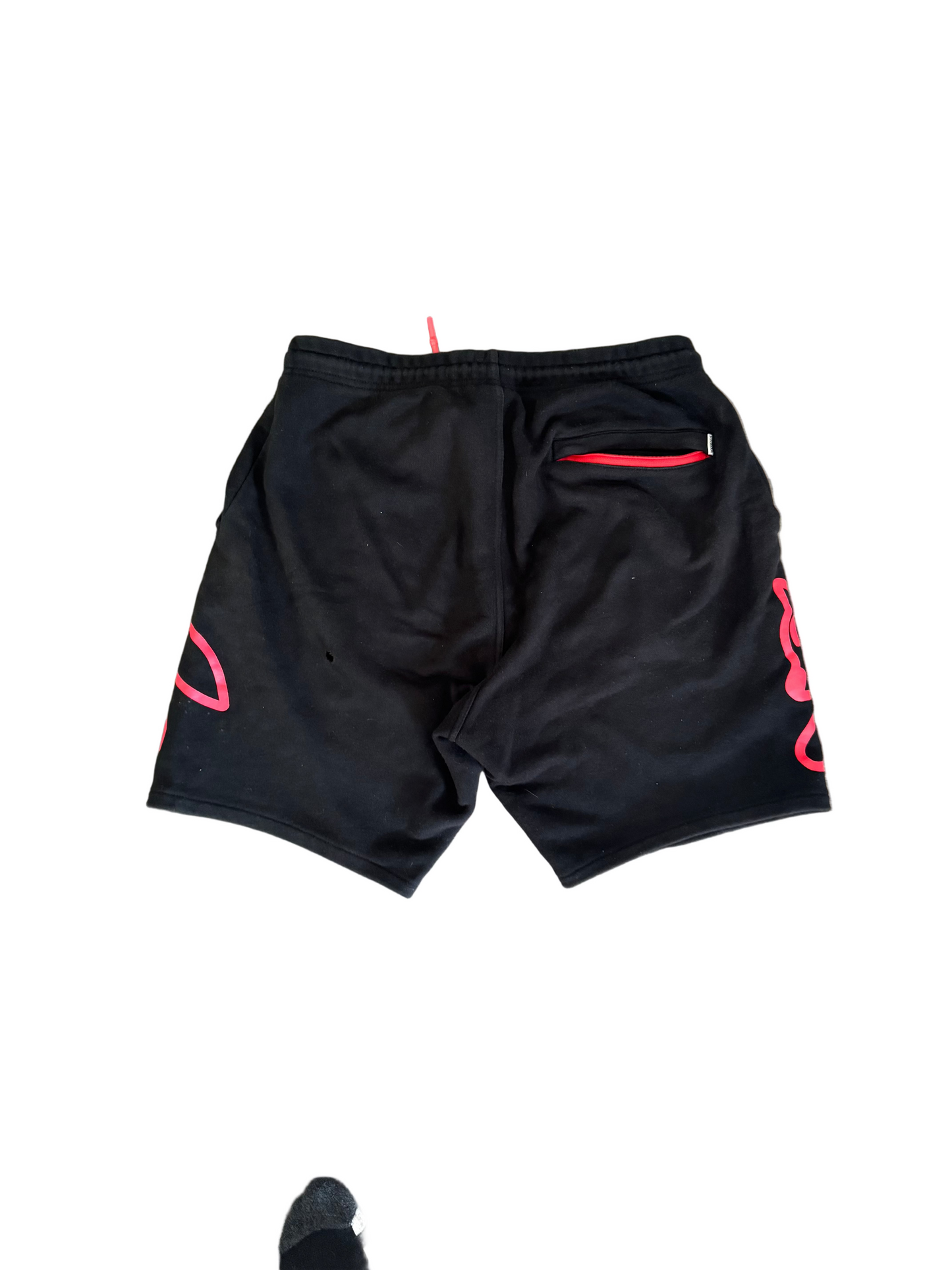 black cream pink Icecream Shorts Black Pink Running LA streetwear thrift