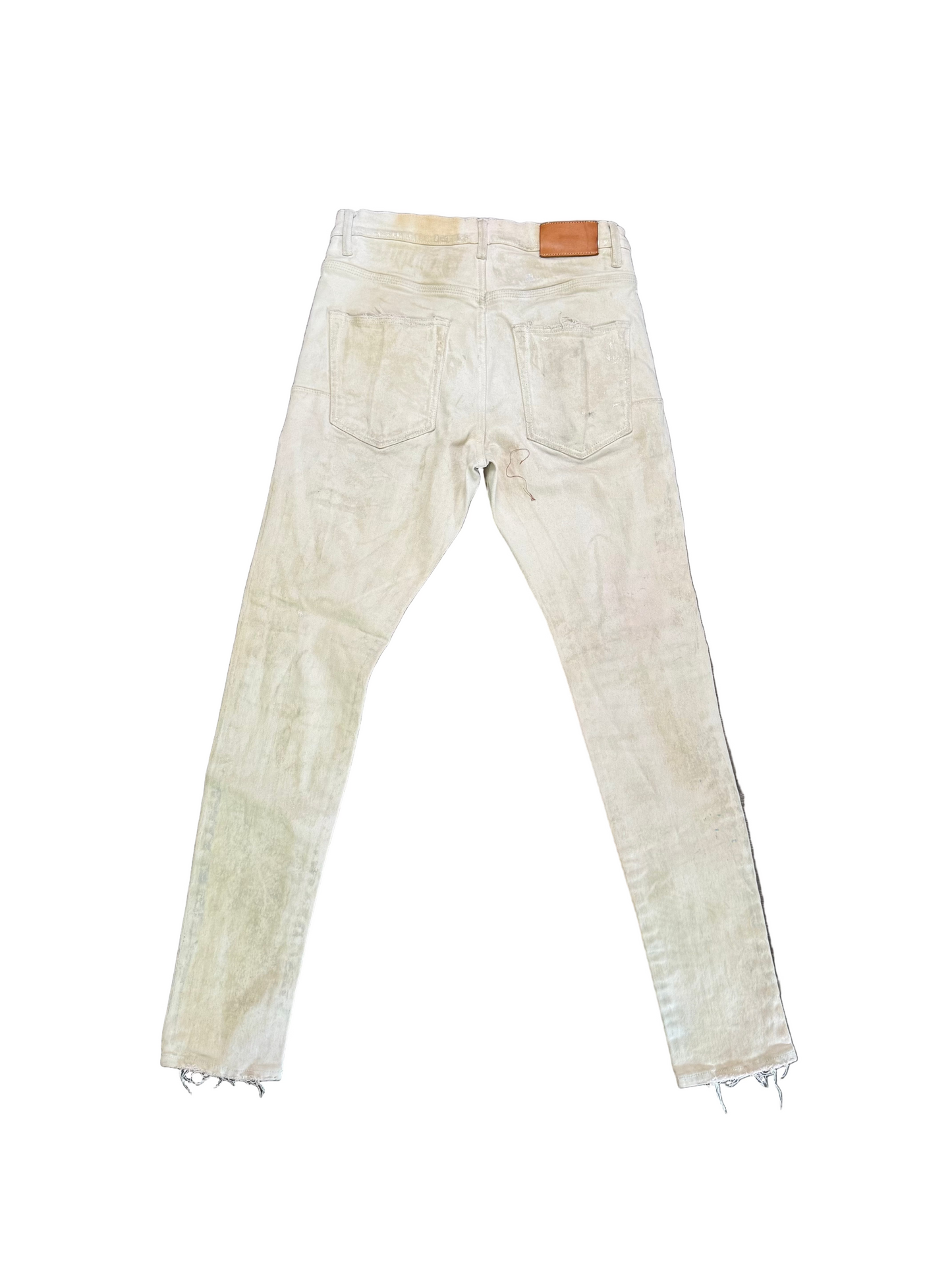 white purple Purple Brand White Distressed Slim LA streetwear thrift