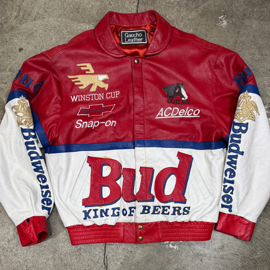 vintage Budweiser Leather jacket