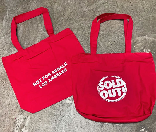 Sold out society & Not For Resale LA Tote bag