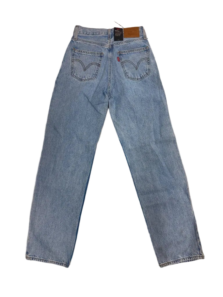 levi's wedgie dad jeans light wash vintage deadstock denim sold out society LA streetwear