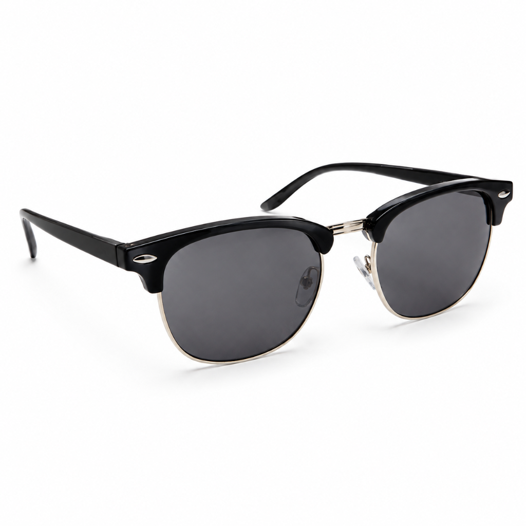 Gold aviator sunglasses classic metal frame