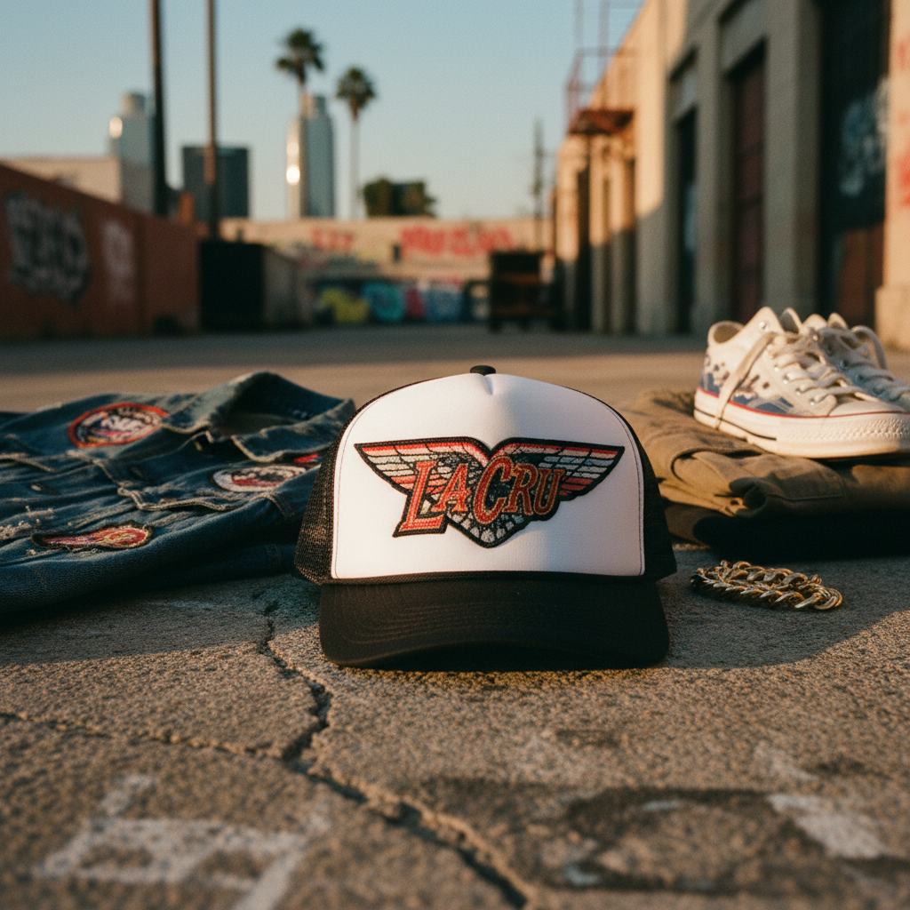 Sold Out Society custom cigarette logo hat downtown LA streetwear original design