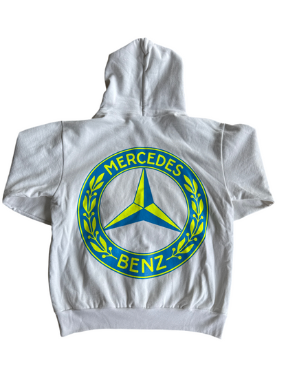 Awge x Mercedes Benz Hoodie in White asap rocky hoody. Size M