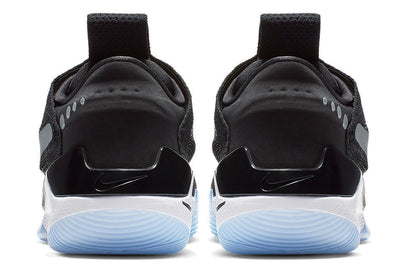 Nike Adapt BB Black rear heel view Adapt technology sneakers