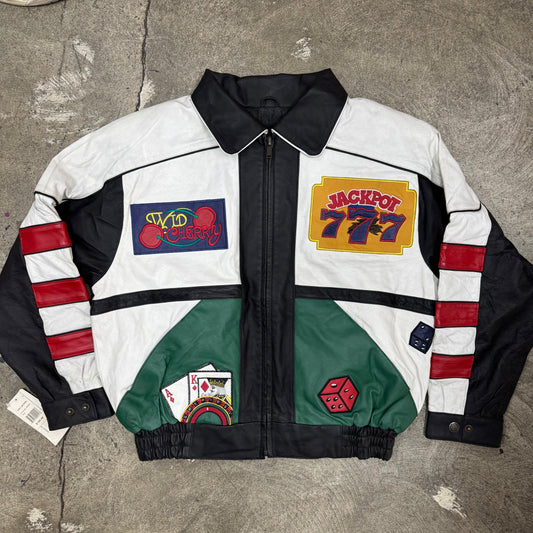 Vintage Leather casino jacket