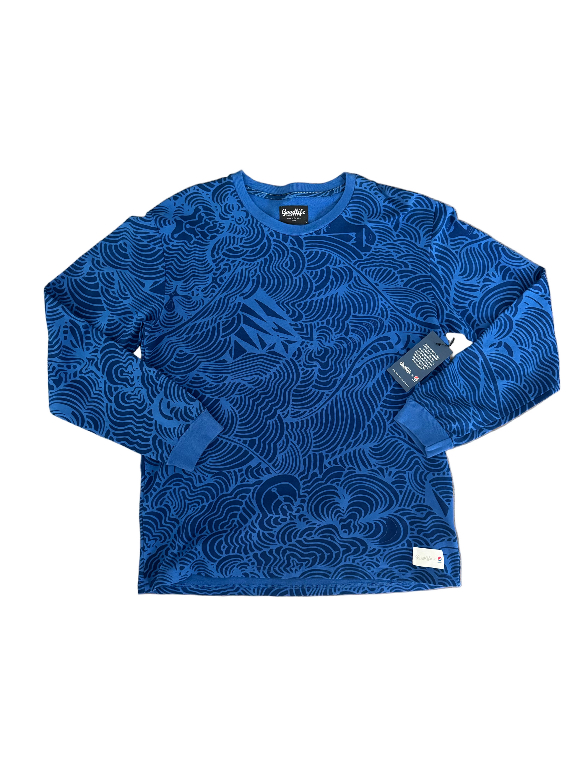 blue Good Life x Pepsi Long downtown LA streetwear