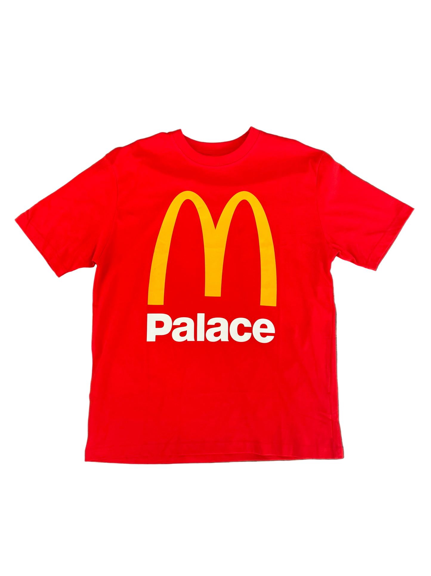 red McDonald's x Palace Collab T-Shirt downtown LA streetwear