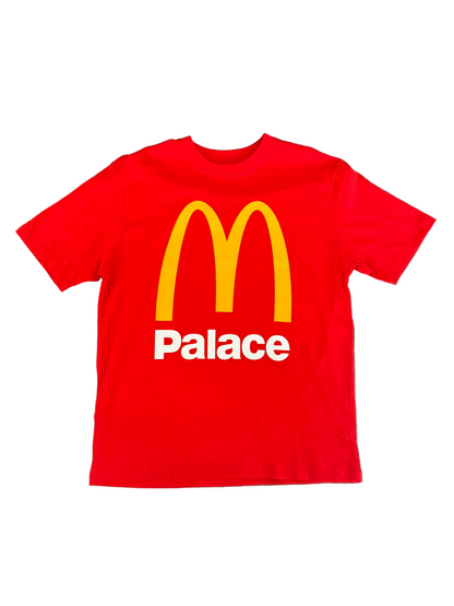 red McDonald's x Palace Collab T-Shirt downtown LA streetwear