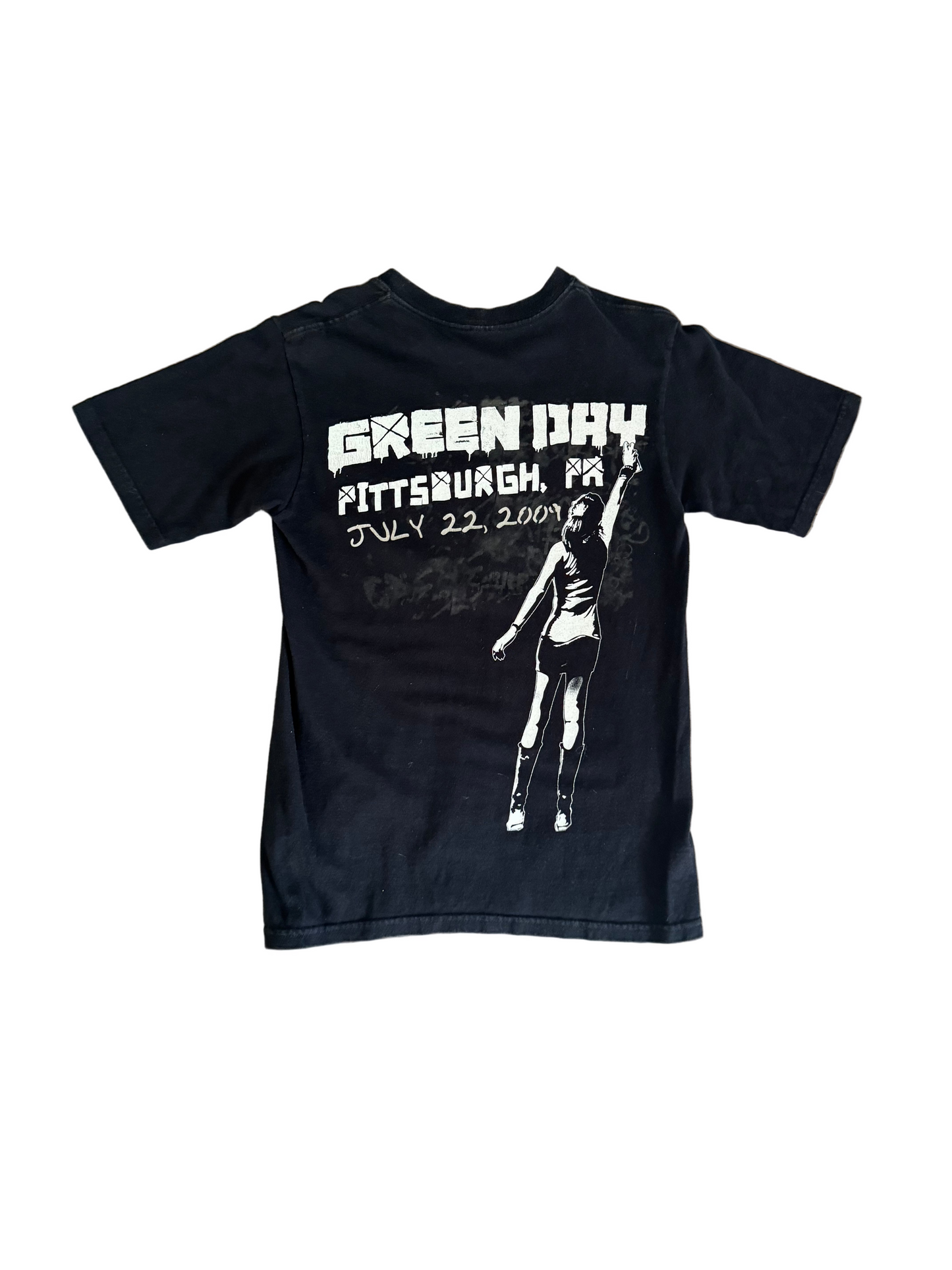 green Vintage Green Day Anvil T-Shirt downtown LA streetwear