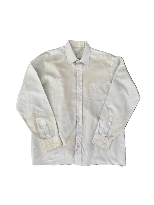 vintage 90s Christian Dior Striped Button-Up downtown LA vintage thrift find