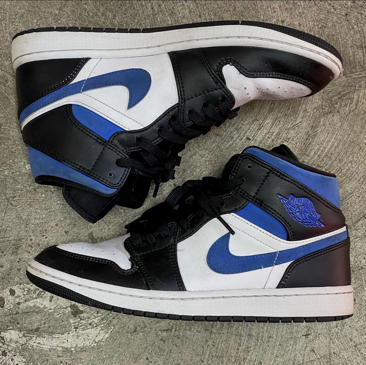 JORDAN 1 MID ROYAL BLUE -SIZE 10M