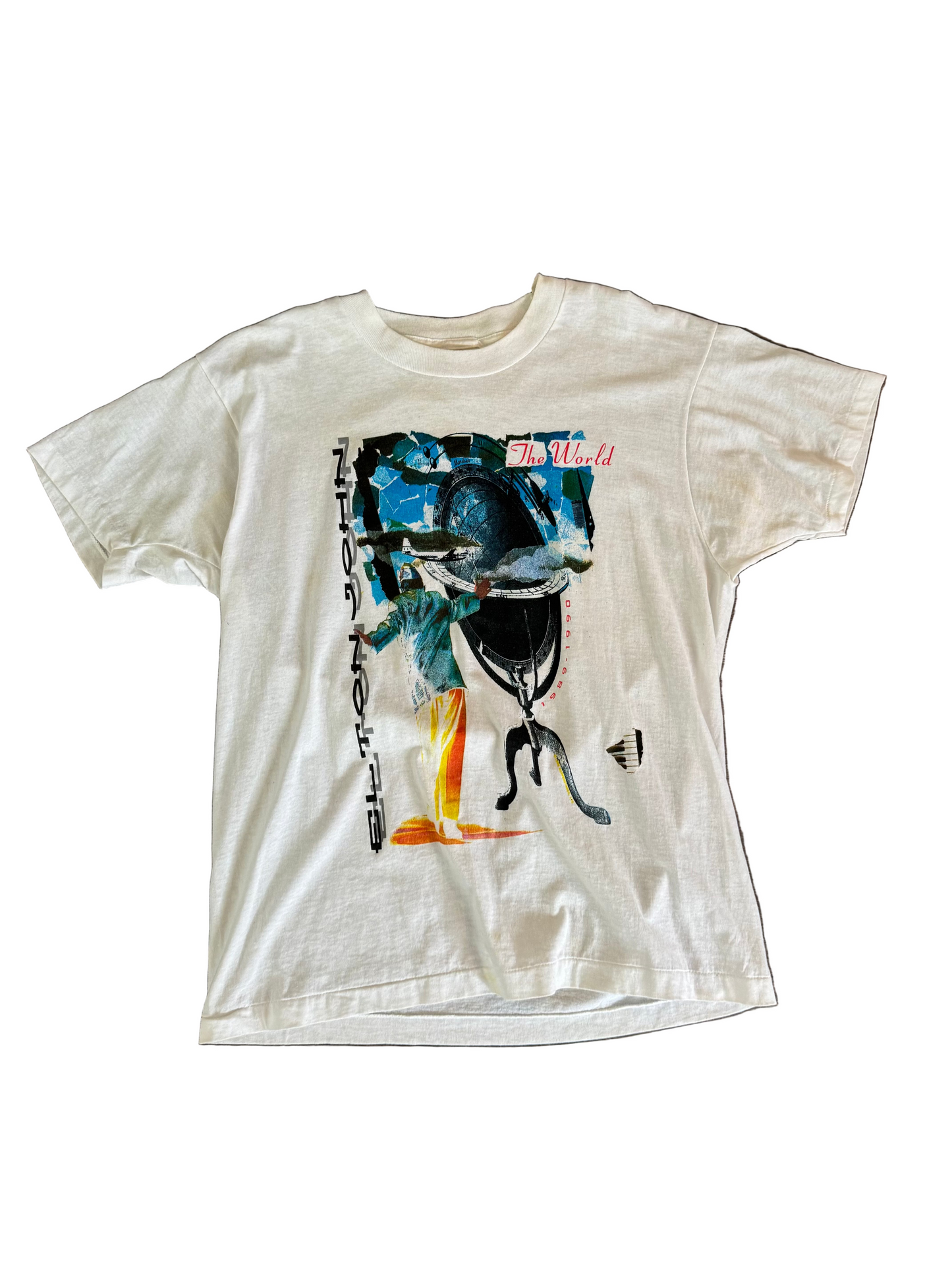 Vintage 1989/1990 Elton John world tour T shirt