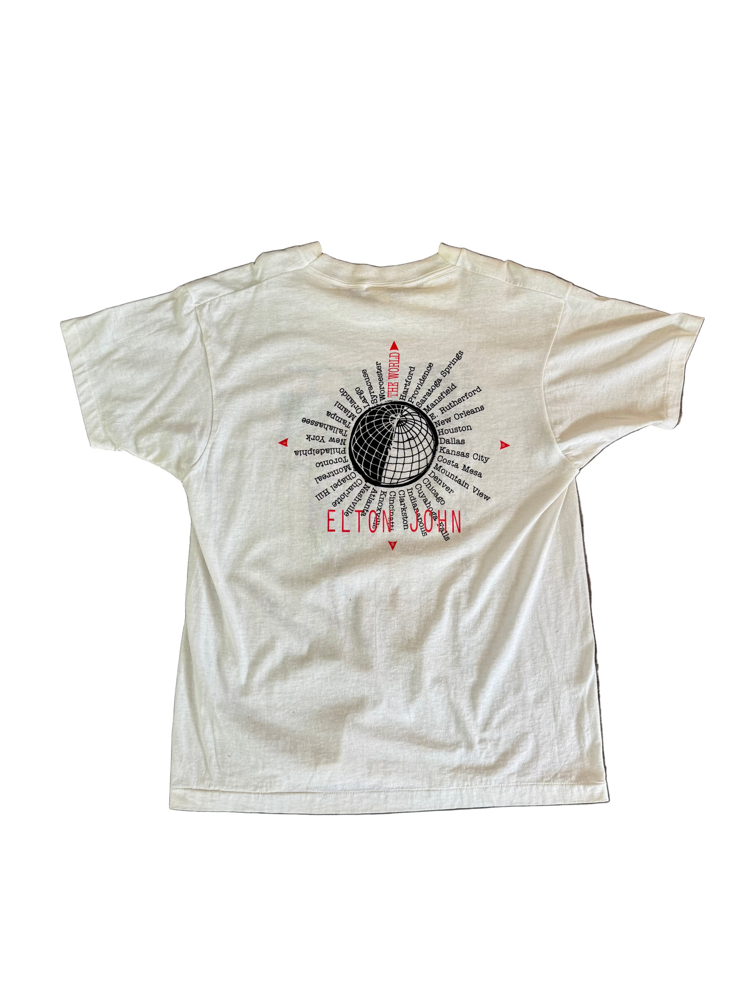 Vintage 1989/1990 Elton John world tour T shirt