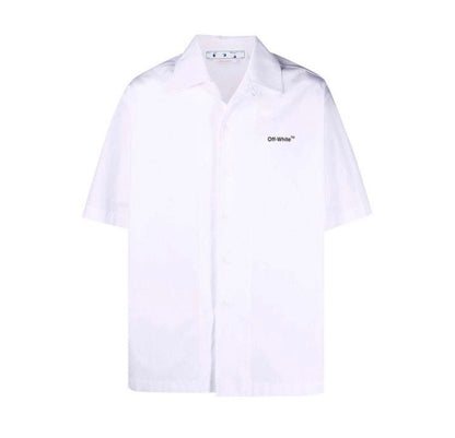 white OFF-WHITE Caravaggio Arrow Holiday Shirt downtown LA streetwear