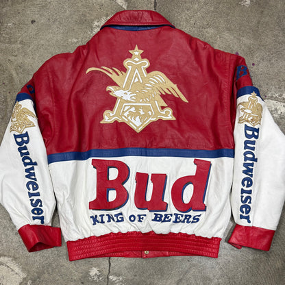 vintage Budweiser Leather jacket