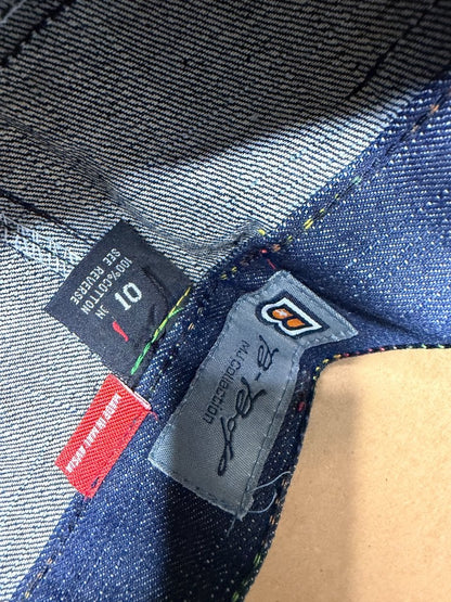e-Boy MJ Collection B-Boy rainbow patch jeans size tag size 10 womens