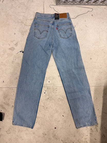 levi's wedgie dad jeans light wash vintage deadstock denim sold out society LA streetwear
